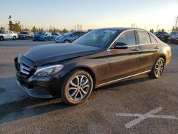 Salvage cars for sale from Copart Rancho Cucamonga, CA: 2015 Mercedes-Benz C 300 4matic