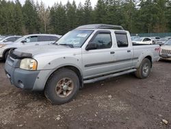 Nissan Frontier Crew cab xe Vehiculos salvage en venta: 2002 Nissan Frontier Crew Cab XE