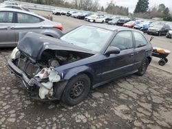 Salvage cars for sale from Copart Portland, OR: 1997 Honda Civic DX