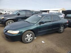 Honda Accord Vehiculos salvage en venta: 1999 Honda Accord EX