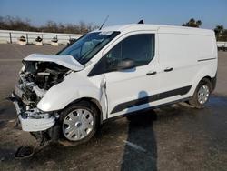 Salvage trucks for sale at Fresno, CA auction: 2023 Ford Transit Connect XL
