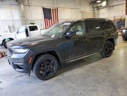 Jeep salvage cars for sale: 2022 Jeep Grand Cherokee L Limited