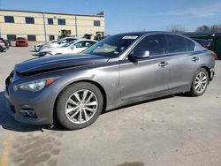 Salvage cars for sale from Copart Wilmer, TX: 2014 Infiniti Q50 Base