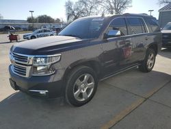 Salvage cars for sale from Copart Sacramento, CA: 2015 Chevrolet Tahoe K1500 LTZ