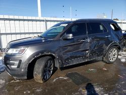 Ford salvage cars for sale: 2017 Ford Explorer Limited