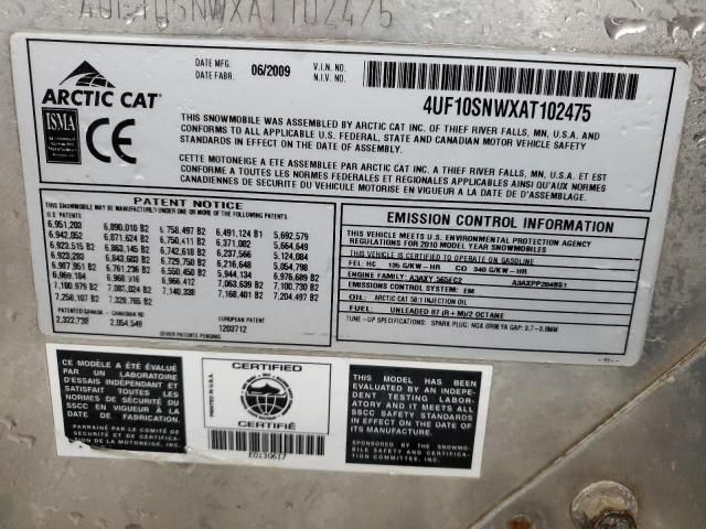 2010 Arctic Cat BEACAT2000