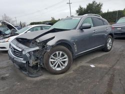 Infiniti QX70 salvage cars for sale: 2015 Infiniti QX70