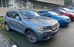 BMW salvage cars for sale: 2013 BMW X3 XDRIVE28I