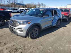 Ford Explorer salvage cars for sale: 2022 Ford Explorer XLT