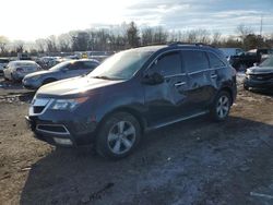 Acura salvage cars for sale: 2010 Acura MDX Technology