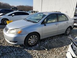 Toyota Corolla salvage cars for sale: 2006 Toyota Corolla CE