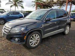 Salvage cars for sale from Copart Kapolei, HI: 2015 Volkswagen Tiguan S