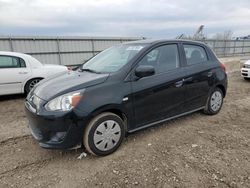 Mitsubishi Mirage salvage cars for sale: 2015 Mitsubishi Mirage DE