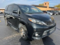 Toyota Sienna se salvage cars for sale: 2017 Toyota Sienna SE