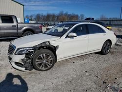 Mercedes-Benz s-Class salvage cars for sale: 2015 Mercedes-Benz S 550 4matic