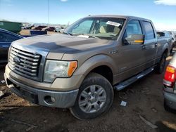 Salvage trucks for sale at Brighton, CO auction: 2012 Ford F150 Supercrew