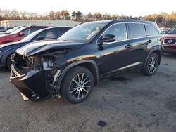 Toyota Highlander salvage cars for sale: 2017 Toyota Highlander SE