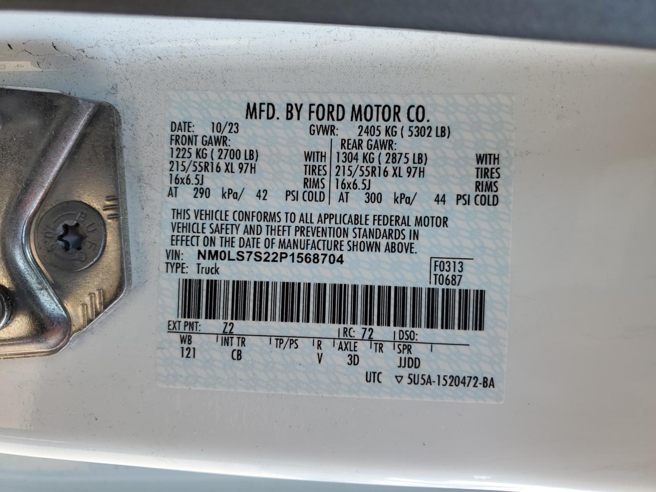 2023 Ford Transit Connect XL