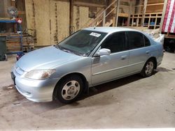 Vehiculos salvage en venta de Copart Rapid City, SD: 2005 Honda Civic Hybrid