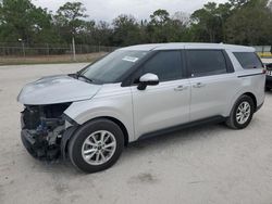 KIA Carnival l salvage cars for sale: 2022 KIA Carnival LX