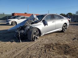 Honda Accord salvage cars for sale: 2018 Honda Accord Sport