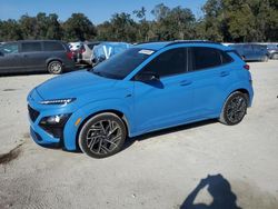 Hyundai Kona salvage cars for sale: 2022 Hyundai Kona N Line