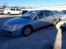 Honda Accord salvage cars for sale: 2007 Honda Accord Value