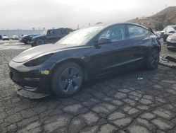 Tesla salvage cars for sale: 2022 Tesla Model 3