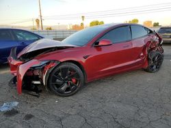 Salvage cars for sale from Copart Colton, CA: 2024 Tesla Model 3