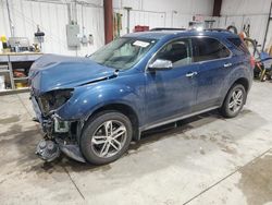 Chevrolet salvage cars for sale: 2017 Chevrolet Equinox Premier