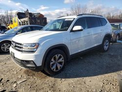 Volkswagen salvage cars for sale: 2020 Volkswagen Atlas SE