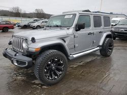 Jeep Wrangler salvage cars for sale: 2018 Jeep Wrangler Unlimited Sahara