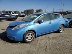 Nissan salvage cars for sale: 2012 Nissan Leaf SV