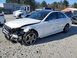 Mercedes-Benz salvage cars for sale: 2015 Mercedes-Benz C 300 4matic