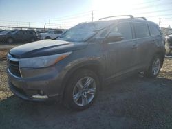 Toyota Highlander salvage cars for sale: 2016 Toyota Highlander Limited