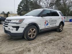 Ford salvage cars for sale: 2018 Ford Explorer XLT