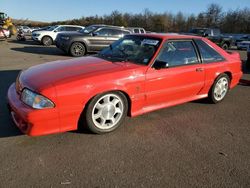 Salvage cars for sale from Copart Brookhaven, NY: 1993 Ford Mustang Cobra