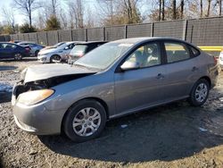 Hyundai salvage cars for sale: 2010 Hyundai Elantra Blue