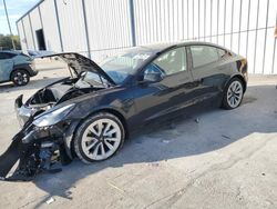 Tesla Model 3 salvage cars for sale: 2022 Tesla Model 3