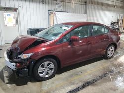 Honda salvage cars for sale: 2015 Honda Civic LX