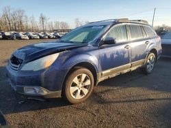 Subaru salvage cars for sale: 2010 Subaru Outback 2.5I Premium