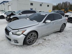 Infiniti salvage cars for sale: 2015 Infiniti Q50 Base