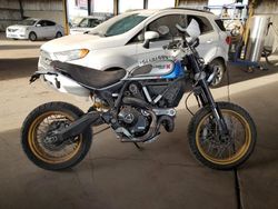 Salvage cars for sale from Copart Phoenix, AZ: 2022 Ducati Scrambler Desert Sled