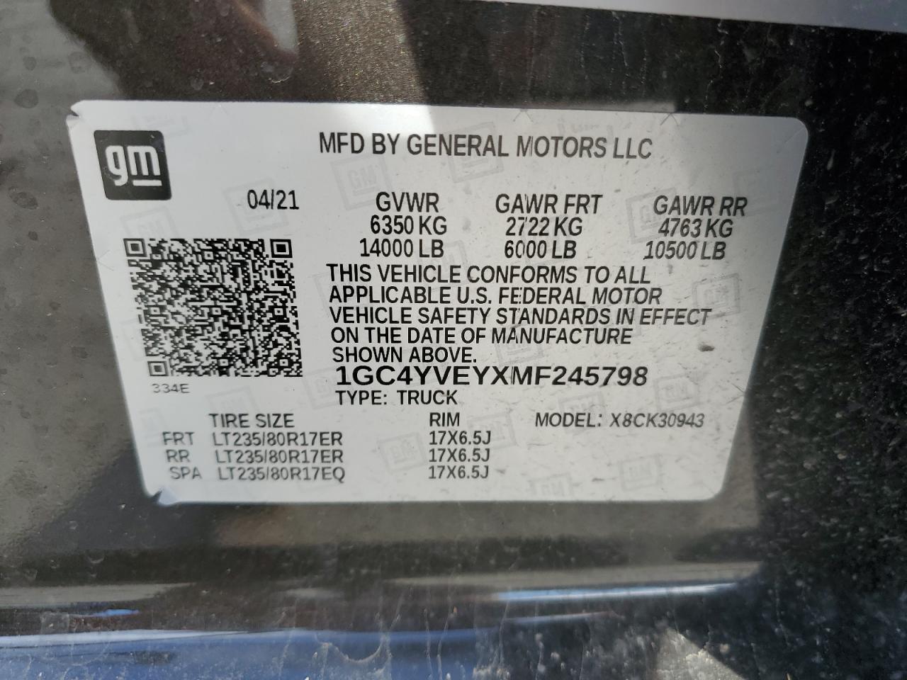 2021 Chevrolet Silverado K3500 High Country