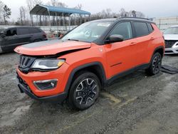 Jeep salvage cars for sale: 2020 Jeep Compass Trailhawk