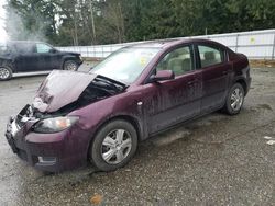 Salvage cars for sale from Copart Arlington, WA: 2008 Mazda 3 I