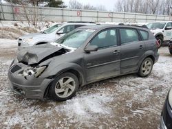 Pontiac Vibe salvage cars for sale: 2005 Pontiac Vibe