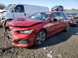 Acura TLX salvage cars for sale: 2021 Acura TLX Advance