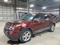 Salvage cars for sale from Copart Des Moines, IA: 2015 Ford Explorer Limited