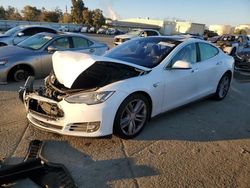 Salvage cars for sale from Copart Martinez, CA: 2015 Tesla Model S